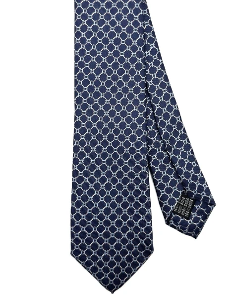Cravatta slim in seta twill blu celeste stile